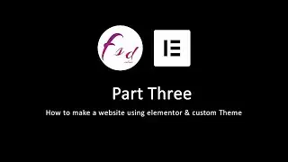How to make a home page from scratch using Elementor.