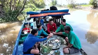 Dỡ Chà Trúng Bầy Cá Lóc Nấu Cháo Với Rau Đắng Đất Nhậu Tới Bến 