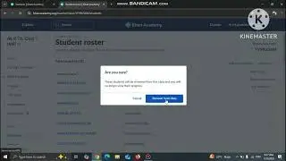 How to remove student from class in Khan academy