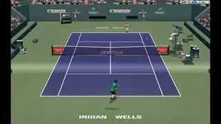 Full Ace Tennis Simulator 2022 Classic Match ( Indian Wells 2017 : Roger Federer - Rafael Nadal )