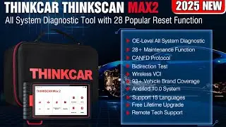 Thinkcar Thinkscan Max2 OBD2 Scanner: Full Review & Features ||