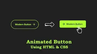 Modern Animated Button using HTML and CSS || Root Node || Designer Button
