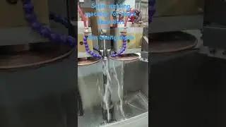 Automatic seam welding machine for dampers shock absorbers