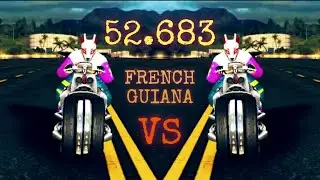 Asphalt 8 - Dodge Tomahawk - French Guiana - 52.683 (VS) ⚡