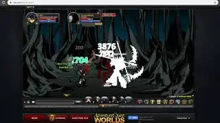 AQWorlds - Immortal Dark Caster Soloing Ultra Aeacus