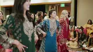 (Some) Bride's Side Mehndi Dances | Rukhezahra & Talal's Wedding | 4K