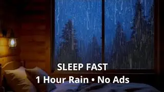 Quiet Rain on Window | Minimal Sleep Ambience