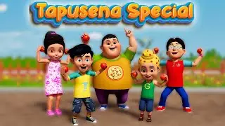 Most Popular Hindi Rhymes for Kids & Children | Tapusena Special 10 mins | Fun Cartoon & Kids Rhymes