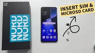 Как вставить SIM-карту и карту microSD в OnePlus Nord CE4 5G