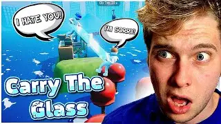 This Game Made Us Have Friendship Therapy! | Carry The Glass