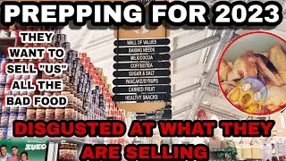 DISGUSTED 🤢 Prepping For 2023 | Food Shortages | Empty Shelves | Watch Out For THIS!!!