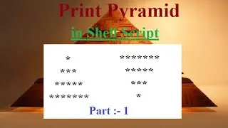 Ubuntu Basic Bangla Tutorial ( Print Pyraid Part-1 ) , Linux bangla tutorial