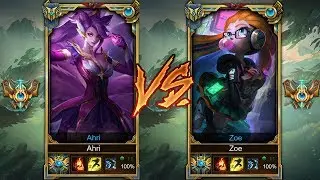 Challenger Ahri vs. Challenger Zoe | League of Legends