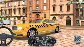 New Taxi Games 3D Bentley Taxi Driving in Rome | Taxi Simulator 2025 iOS Gameplay
