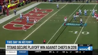 This Day in History: Titans secure playoff win against Chiefs in 2018