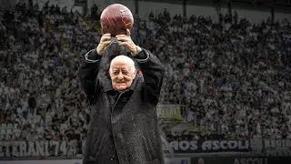Carlo Mazzone, l'omaggio dello stadio Del Duca