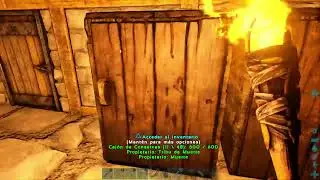 Jugando  ark    incubando huevos