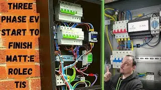 Commercial Three phase electric vehicle charge point start to finish. Matt:e - Rolec