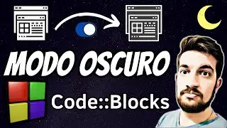 Modo OSCURO 🌙 en CodeBlocks