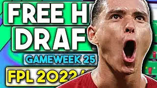 FPL DOUBLE GAMEWEEK 25 FREE HIT | BEST FREE HIT FOR DGW25 | Fantasy Premier League Tips 2022/23