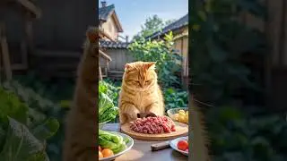 A cooking with cat . 🤗🐈🐱 #cat #cats #possecat #funnycats #cutecat #lovecats #kittens
