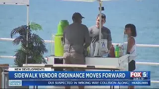 Sidewalk Vendor Ordinance Moves Forward