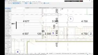 Оформление плана этажа часть 1 ArchiCad 21. Современный коттедж в ArchiCad 21