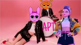 ROS&Eacute; & Bruno Mars APT Official Music Video | Tiles Hop |Sprunki | Zara 