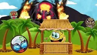 AGAR IO ANIMATION PINEAPPLE PINE VS VOLCANO PART 1