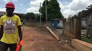 Trying Cope Cope for the First Time in Libreville || Gabon Street Food