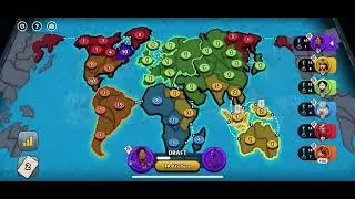 Risk: Global domination | Classic | Blizzards OFF | Fog of War OFF | AI Expert | 6 players | Ep.002
