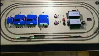 Modellbahn Spur Z mit DINAMO Hybrid Steuerung analog und digital gleichzeitig