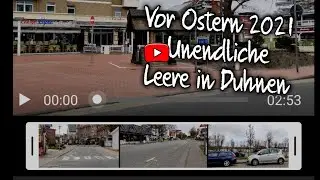 G&auml;hnende Leere Cuxhaven Duhnen Osterferien 2021&hellip; um 14 Uhr am Gr&uuml;ndonnerstag