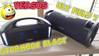 Sony Field 7 (ULT 2) против Tribit Stormbox Blast (XBASS) ⛅️Сравнение звука на открытом воздухе 💵Большие деньги против маленьких
