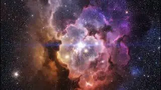 Cinematic Milky Way Galaxy with Vibrant Nebula Clouds and Billions of Stars Video