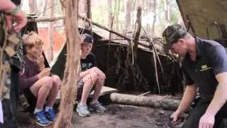 Kids vs Wild Bush Survival Training