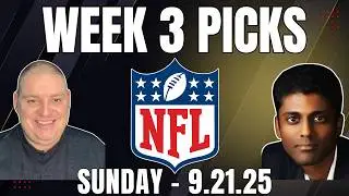 NFL Week 3 Picks - Sunday 9/21/25 l Craig Trapp & Indian Cowboy NFL Picks & Predictions
