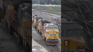 Shave And A Haircut From A Union Pacific Switching Job At West Colton #foamer #railway #train