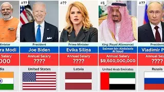 ALL 195+ Countries: World Leaders Salary in 2024