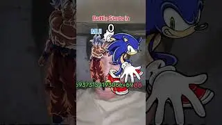 Goku&rsquo;s strength vs. Sonic&rsquo;s speed &ndash; Who will dominate? 🏃💨⚡ #CrossoverBattle