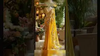 ✨Party wear beautiful😍saree design #shorts #saree #fashion