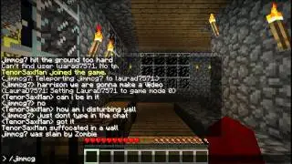Jimmcg7's Minecraft Multiplayer With Laura 01- Sleeping Together