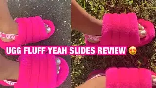 UGG FLUFF YEAH SLIDES REVIEW (ROCK ROSE)