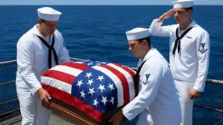 How the US Navy Says Goodbye at Sea