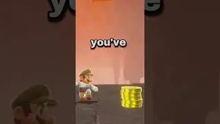 Can You Beat Darker Side Without Collecting Any Coins? #gaming #nintendo #marioodyssey #shorts