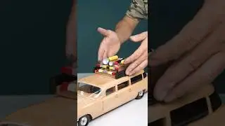Wooden Car - Ghostbusters Ecto 1 Car #woodworking #car #ghostbusters