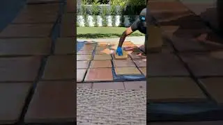 DIY Saltillo Tile Sealer Application Time-lapse