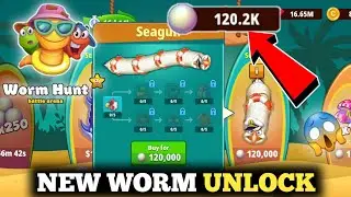NEW EVENT WORM UNLOCK 😱 In Worm Hunt | Seagull Worm Unlock in Summer Holidays Event | Summer Holiday