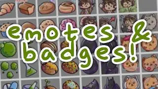 Emotes & Badges!!! How i do them- kinda 〢 speedpaint