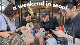 seoul vlog 🌈 cafes, workout, dinner and more